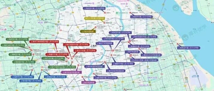 26年京沪国际学校地图:择校必看!文末免费领电子版!
